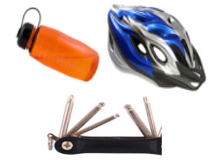 Provence cycling holidays - We provide all the essential bike equipment - Helmets / bottles / mini tools / inner tubes...
