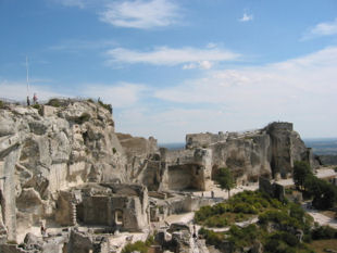 The spectacular Baux de Provence with its ancient village and Citadel.