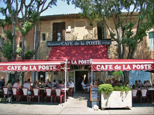 Café de la Poste in Goult, Bon Appetit!