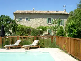 Provence cycling trips - the base for your tour, our stone built farmhouse and pool.