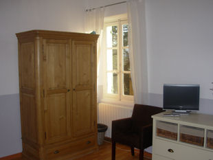 Luberon Cycling Holidays, France - Ensuite Room Oppède - Double ensuite room.