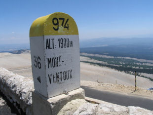 Provence cycling tours, France - Fancy a full on Tour de France climb? If so Mont Ventoux's just a short car journey away.